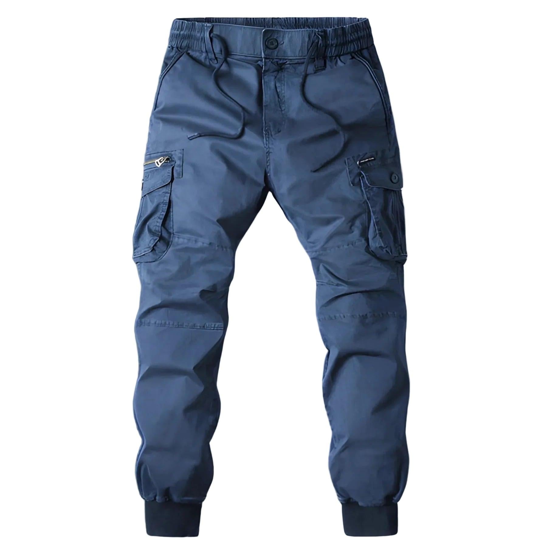 Herren Cargohose mit Reißverschlusstaschen-Men Pants-Alpenkind