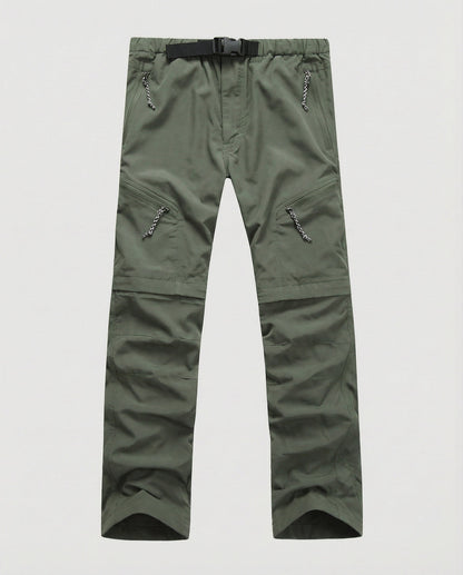 Herren Cargohose mit Reißverschlusstaschen und verstellbarem Bund-Men Pants-Alpenkind