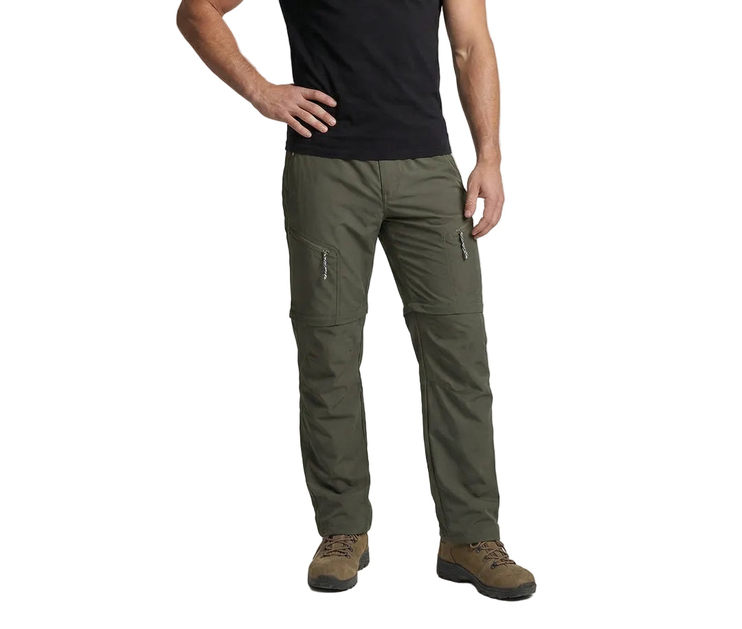 Herren Cargohose mit Reißverschlusstaschen und verstellbarem Bund-Men Pants-Alpenkind