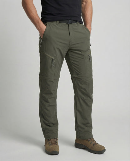 Herren Cargohose mit Reißverschlusstaschen und verstellbarem Bund-Men Pants-Alpenkind