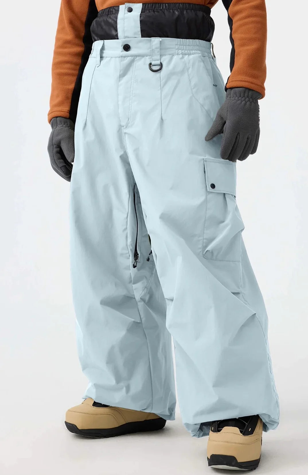 Herren-Cargohose mit weitem Bein und verstellbarem Bund-Pants for Men-Alpenkind