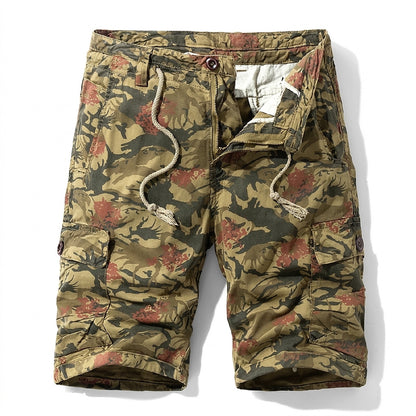 Herren-Cargoshorts mit Camouflage-Print-Shorts for men-Alpenkind