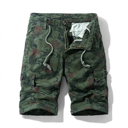 Herren-Cargoshorts mit Camouflage-Print-Shorts for men-Alpenkind