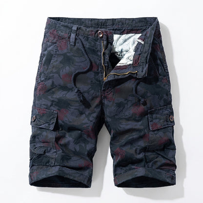 Herren-Cargoshorts mit Camouflage-Print-Shorts for men-Alpenkind