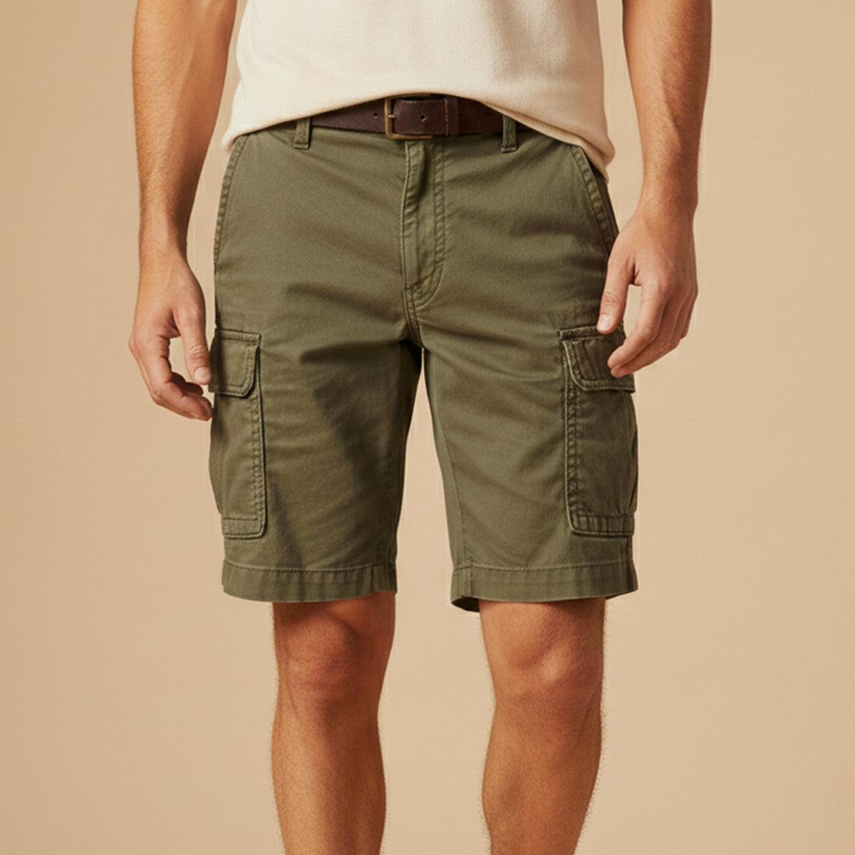Herren-Cargoshorts mit Pattentaschen-Shorts for men-Alpenkind