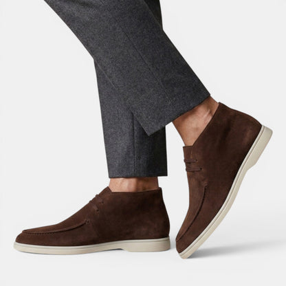 Herren-Chukka-Stiefel aus Wildleder mit Mokassin-Naht-Footwear for men-Alpenkind