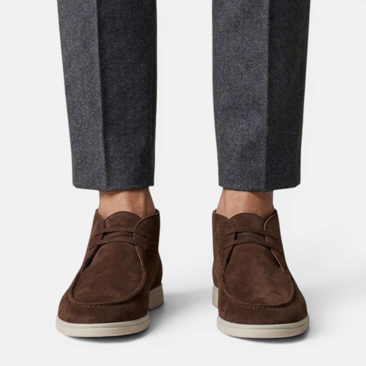 Herren-Chukka-Stiefel aus Wildleder mit Mokassin-Naht-Footwear for men-Alpenkind
