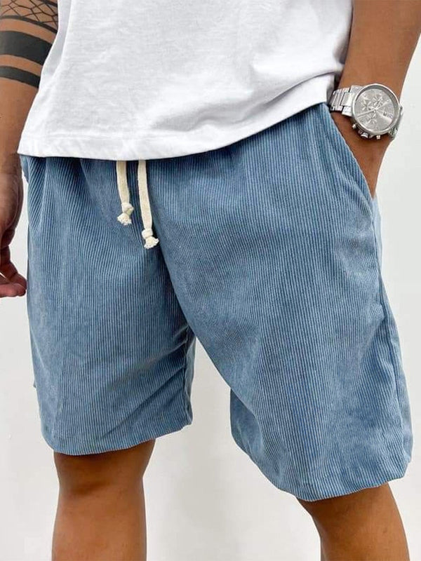 Herren Cord-Shorts mit Kordelzug-Shorts for men-Alpenkind
