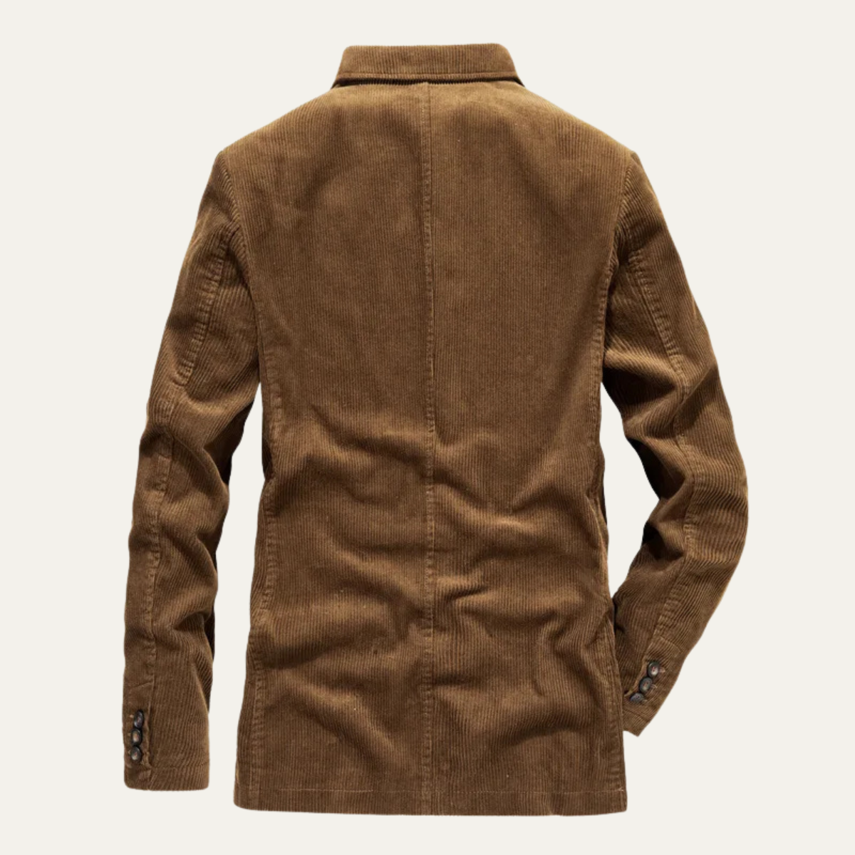 Herren Cordblazer mit Reverskragen und Knopfverschluss-Men Jackets-Alpenkind