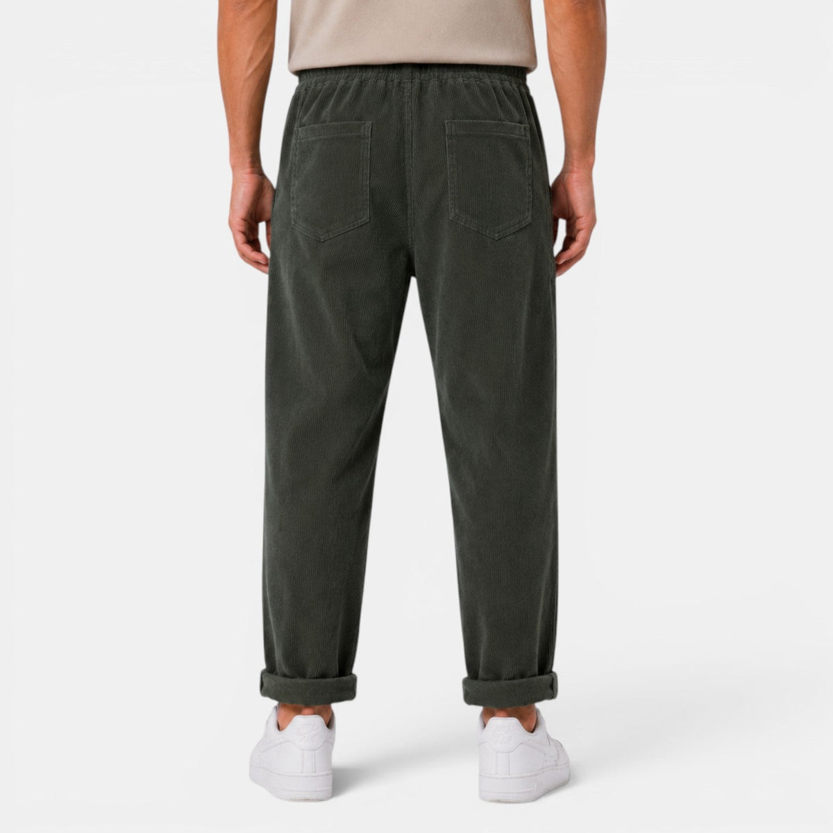 Herren-Cordhose mit geradem Bein-Pants for Men-Alpenkind