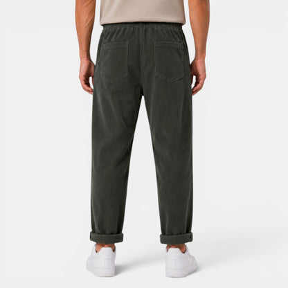 Herren-Cordhose mit geradem Bein-Pants for Men-Alpenkind