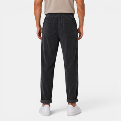 Herren-Cordhose mit geradem Bein-Pants for Men-Alpenkind