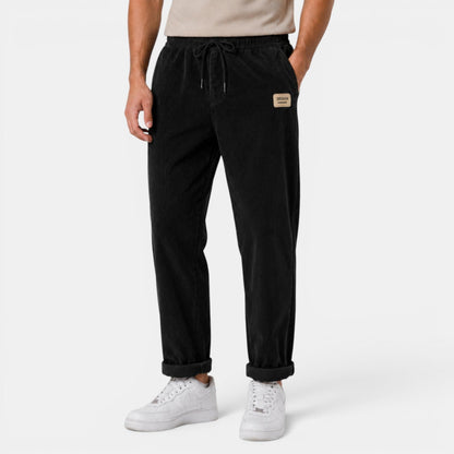 Herren-Cordhose mit geradem Bein-Pants for Men-Alpenkind