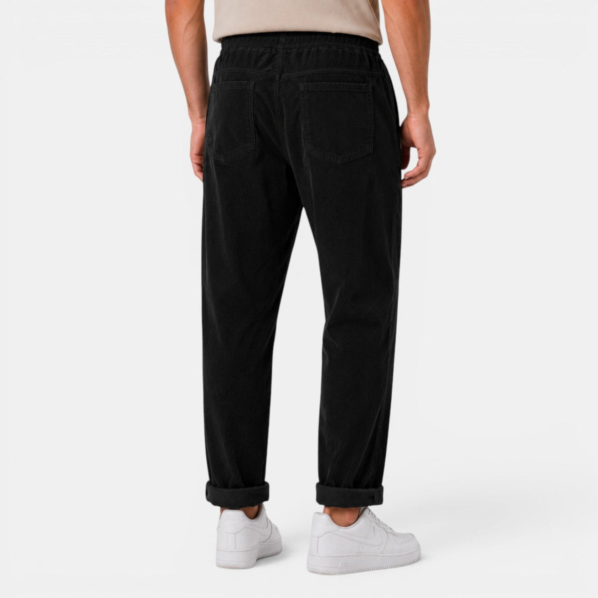 Herren-Cordhose mit geradem Bein-Pants for Men-Alpenkind