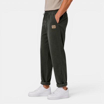 Herren-Cordhose mit geradem Bein-Pants for Men-Alpenkind