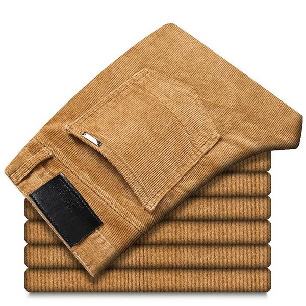 Herren Cordhose mit Gerader Schnittführung-Men Pants-Alpenkind