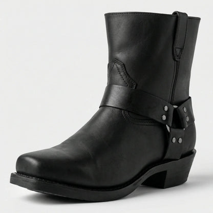 Herren-Cowboystiefel mit Riemen-Footwear for men-Alpenkind