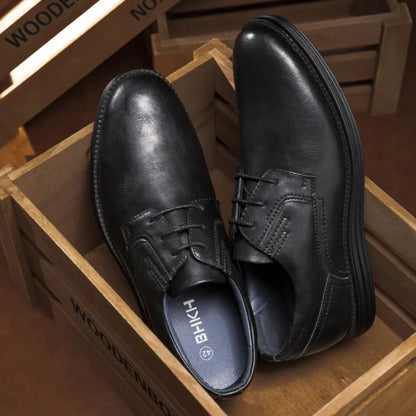 Herren Derby-Sneaker mit Schnürung und Kontrastsohle-Footwear for men-Alpenkind