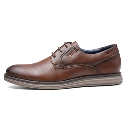 Herren Derby-Sneaker mit Schnürung und Kontrastsohle-Footwear for men-Alpenkind