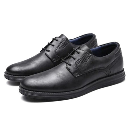 Herren-Derbyschuhe zum Schnüren mit Kontrastsohle-Footwear for men-Alpenkind