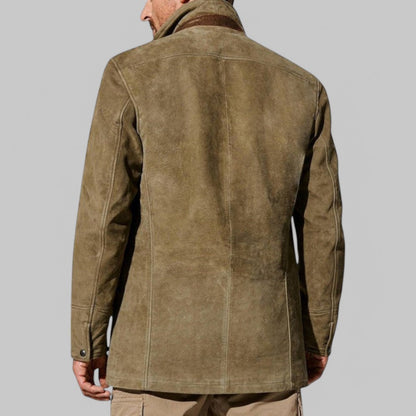 Herren-Feldblazer mit Kontrastkragen-Blazer for men-Alpenkind
