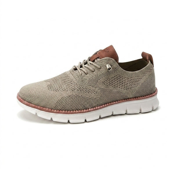Herren-Freizeitschuhe aus Strick mit profilierter Sohle und Schnürung-Footwear for men-Alpenkind