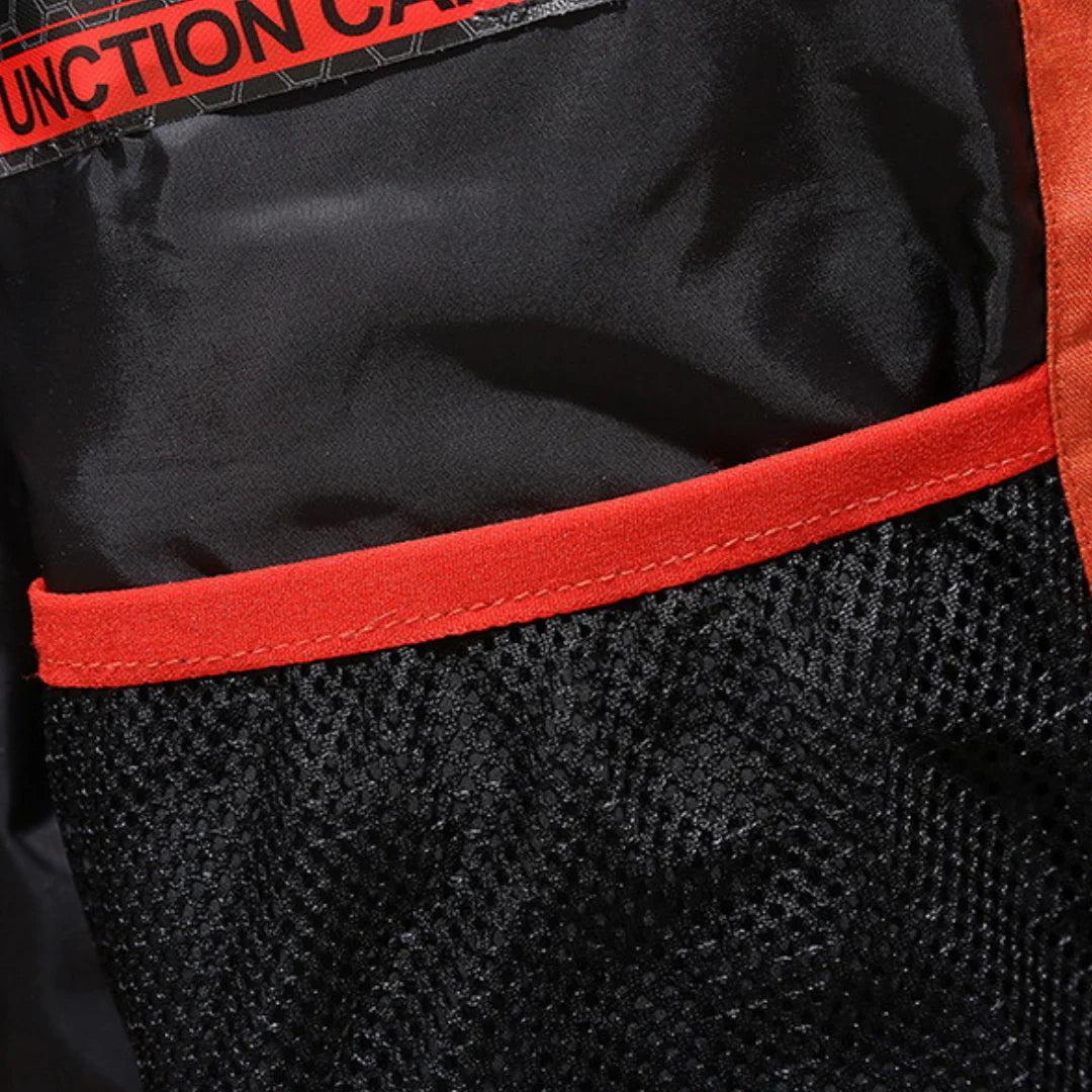 Herren Gesteppte Kapuzenjacke mit Funktionstaschen-Men Outerwear-Alpenkind