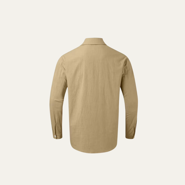 Herren Hemd mit Knopfleiste und zwei Brusttaschen mit Patte-Shirts for men-Alpenkind