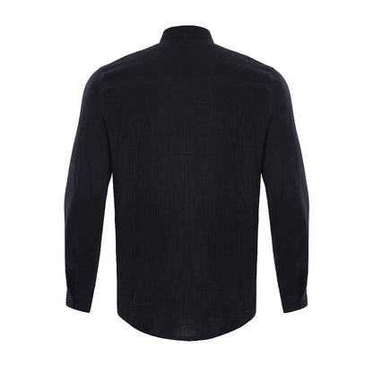 Herren Hemd mit Stehkragen und Knopfleiste-Shirts for men-Alpenkind