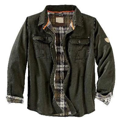Gewachstes Flanell-Overshirt für Herren – Warm & lässig für jeden Tag-Men Tops-Alpenkind