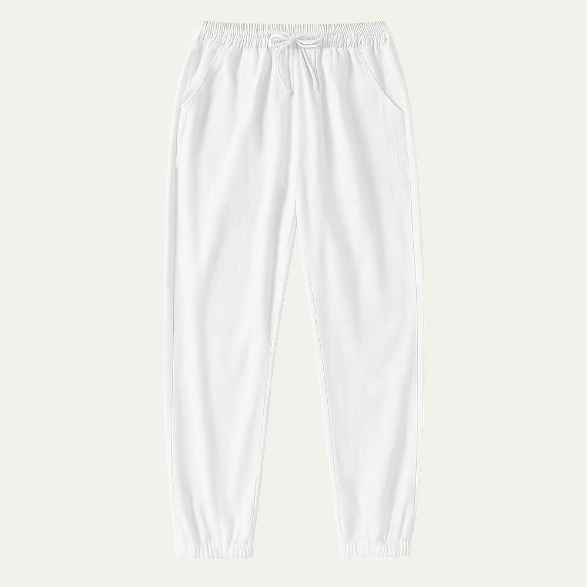 Herren Hose mit elastischem Bund und Kordelzug-Men Pants-Alpenkind