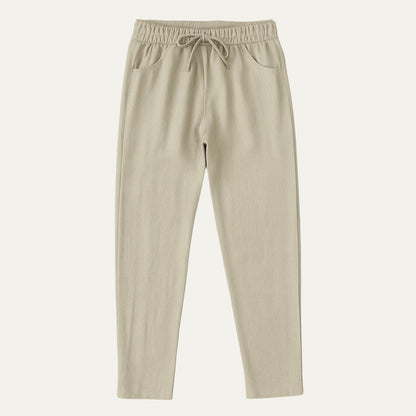Herren Hose mit elastischem Bund und Kordelzug-Men Pants-Alpenkind