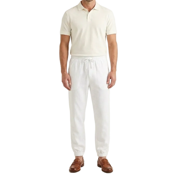 Herren Hose mit elastischem Bund und Kordelzug-Men Pants-Alpenkind