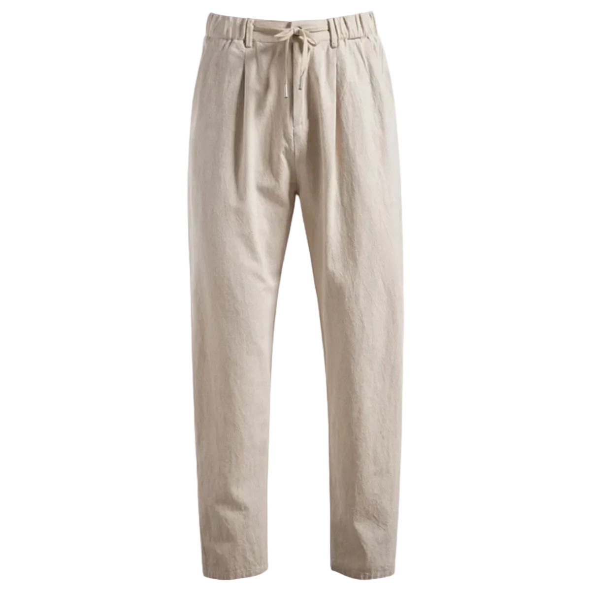 Herren Hose mit Faltenbund, Kordelzug und Reißverschluss-Men Pants-Alpenkind