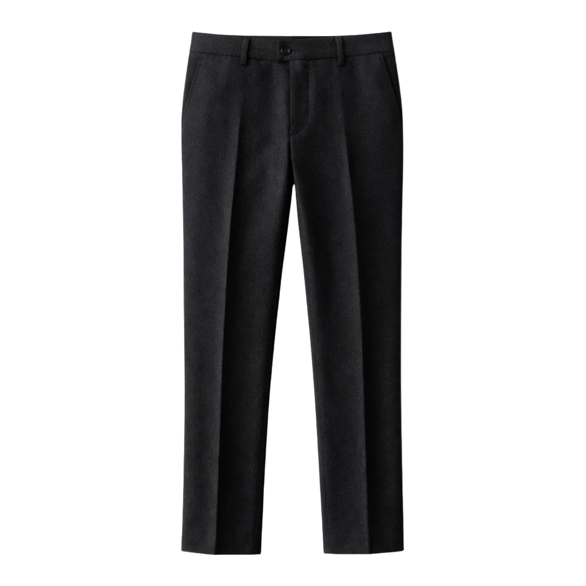 Herren Hose mit geradem Bein, Falten und Gürtelschlaufen-Men Pants-Alpenkind