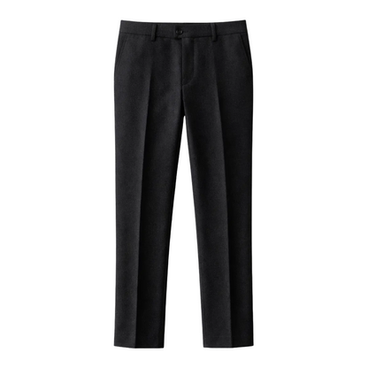 Herren Hose mit geradem Bein, Falten und Gürtelschlaufen-Men Pants-Alpenkind
