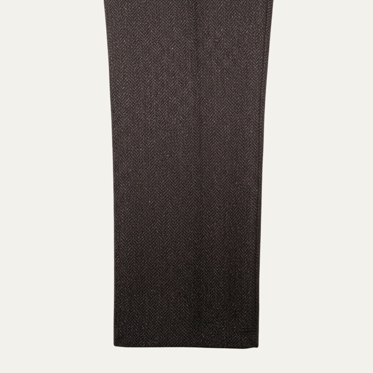 Herren Hose mit geradem Bein, Fischgrätmuster und Falten-Men Pants-Alpenkind