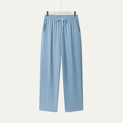 Herren-Hose mit geradem Bein und Kordelzug-Pants for Men-Alpenkind