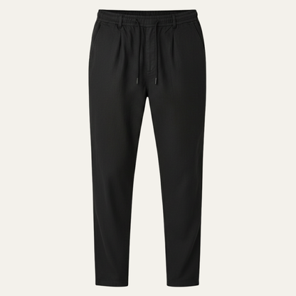 Herren Hose mit geradem Bein und Kordelzugbund-Men Pants-Alpenkind