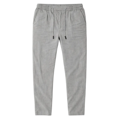 Herren Hose mit geradem Bein und Kordelzugbund-Men Pants-Alpenkind