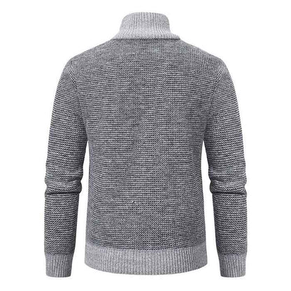 Herren Hybrid-Strickjacke mit Wattierung-Jackets for men-Alpenkind