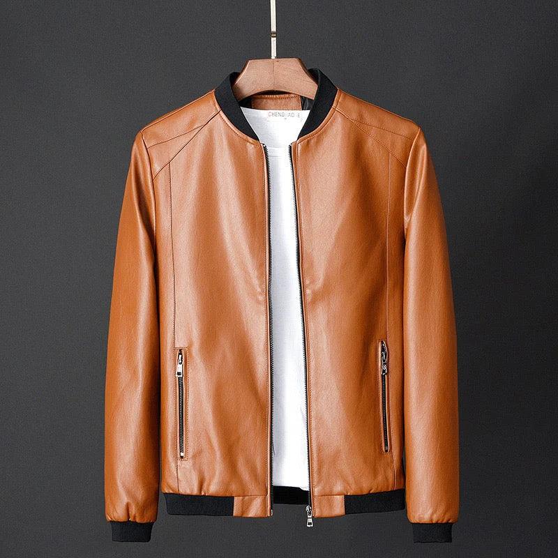 Herren Jacke mit Reißverschluss, Stehkragen und Reißverschlusstaschen-Men Outerwear-Alpenkind