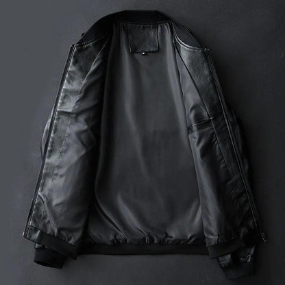 Herren Jacke mit Reißverschluss, Stehkragen und Reißverschlusstaschen-Men Outerwear-Alpenkind