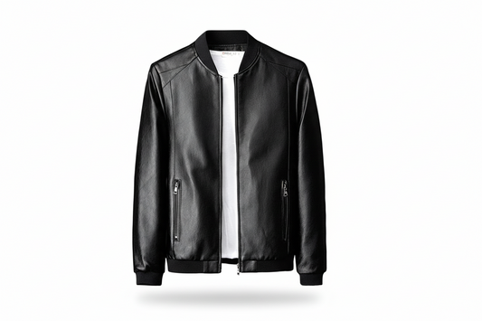 Herren Bomberjacke – Moderner Polierter Look-Men Outerwear-Alpenkind