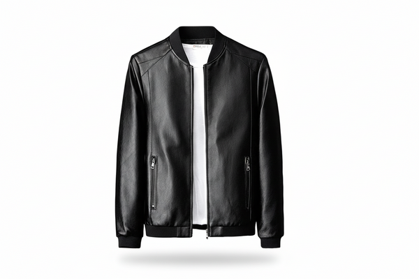 Herren Jacke mit Reißverschluss, Stehkragen und Reißverschlusstaschen-Men Outerwear-Alpenkind