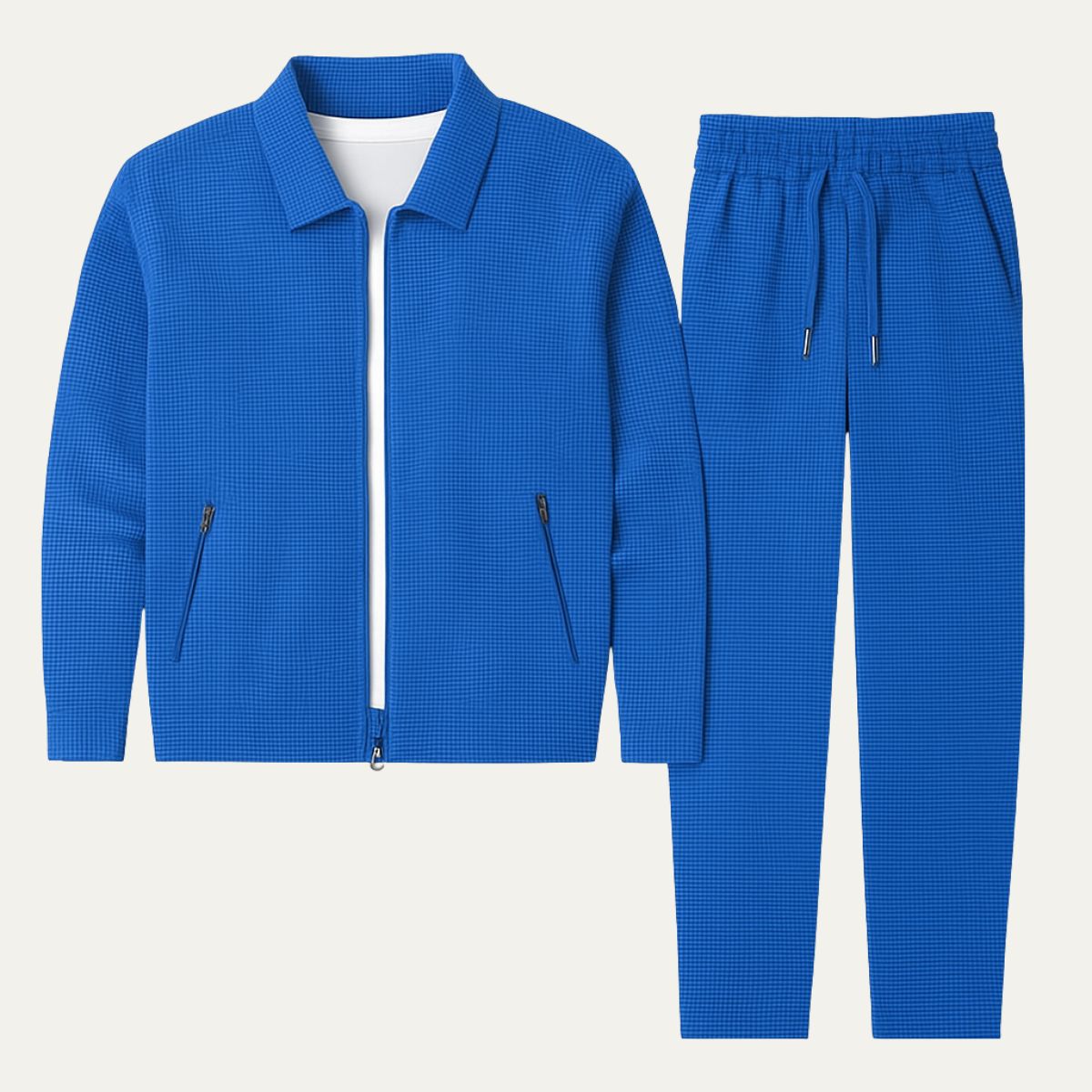 Herren Jacke mit Reißverschluss und Hose Set-Shirts for men-Alpenkind