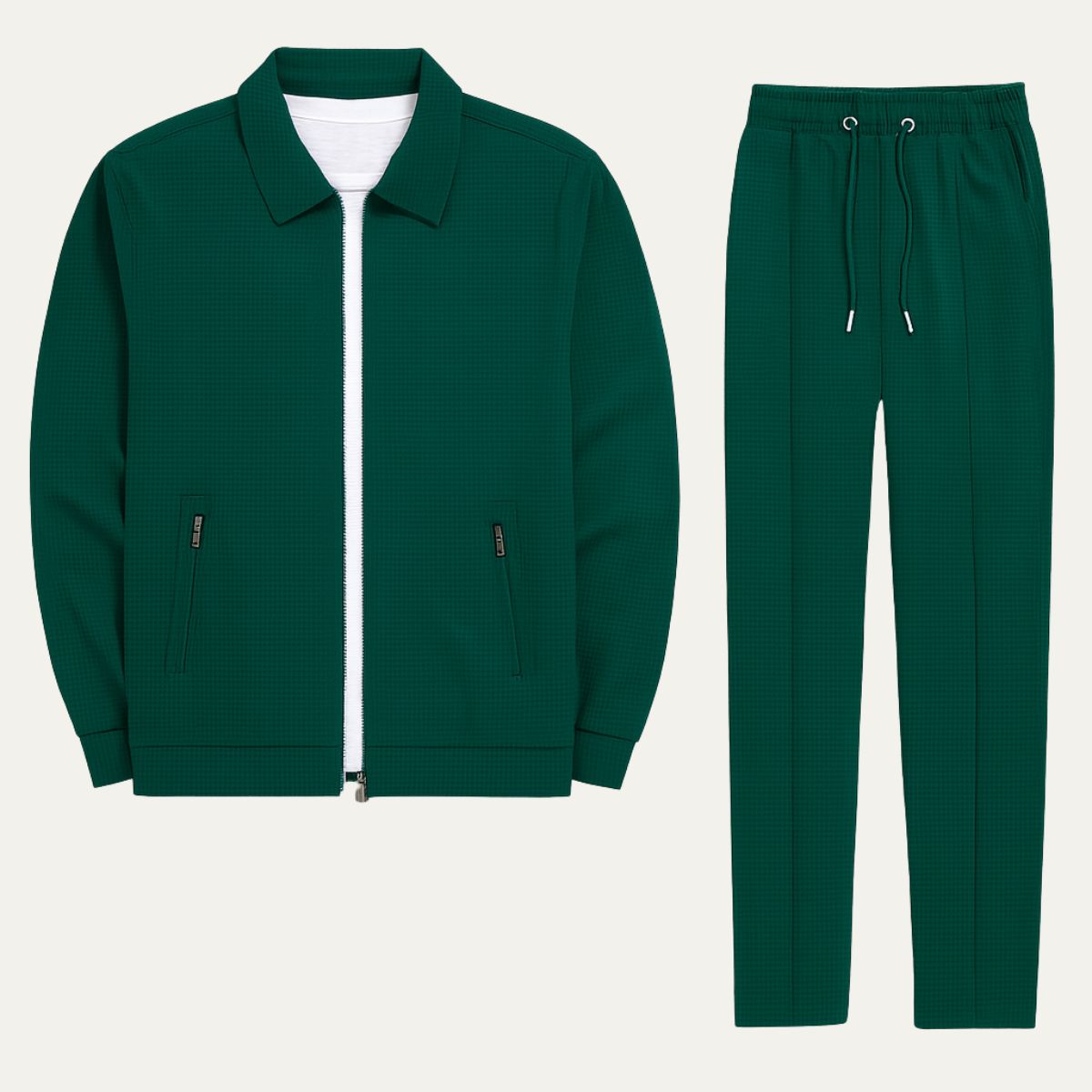 Herren Jacke mit Reißverschluss und Hose Set-Shirts for men-Alpenkind