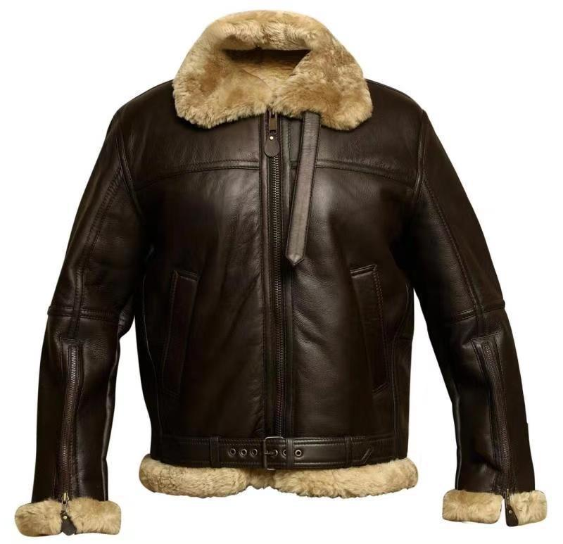Herren Jacke mit Reißverschluss und Kragen mit Strukturbesatz-Men Outerwear-Alpenkind