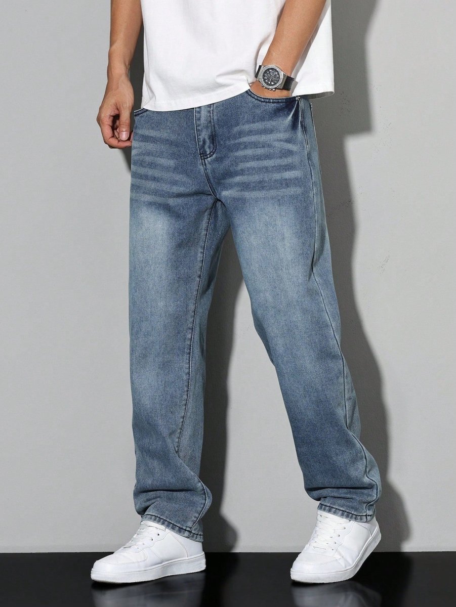 Herren Jeans mit lockerer Passform-Pants for Men-Alpenkind