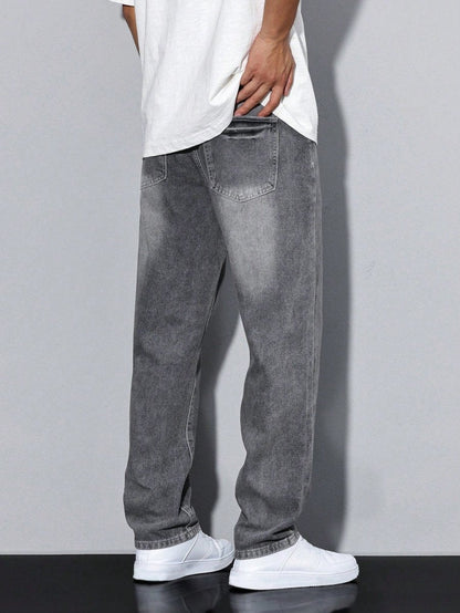 Herren Jeans mit lockerer Passform-Pants for Men-Alpenkind